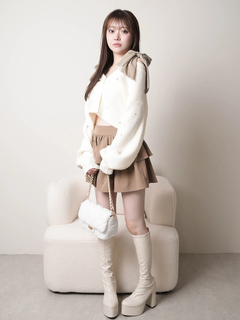 LIP SERVICE(リップサービス) |2wayリボンジュエルニット