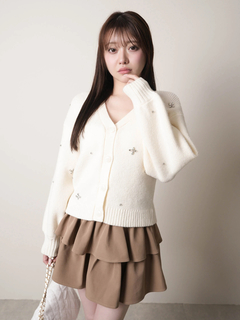 LIP SERVICE(リップサービス) |2wayリボンジュエルニット