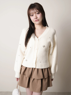 LIP SERVICE(リップサービス) |2wayリボンジュエルニット