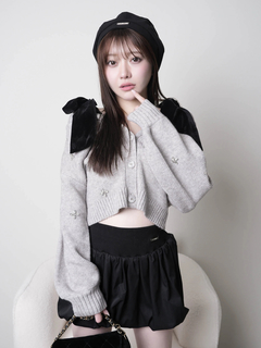 LIP SERVICE(リップサービス) |2wayリボンジュエルニット