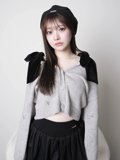 LIP SERVICE(リップサービス) |2wayリボンジュエルニット