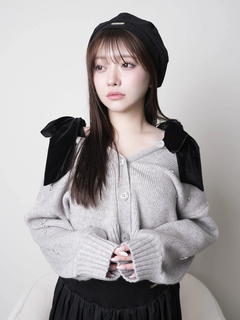 LIP SERVICE(リップサービス) |2wayリボンジュエルニット