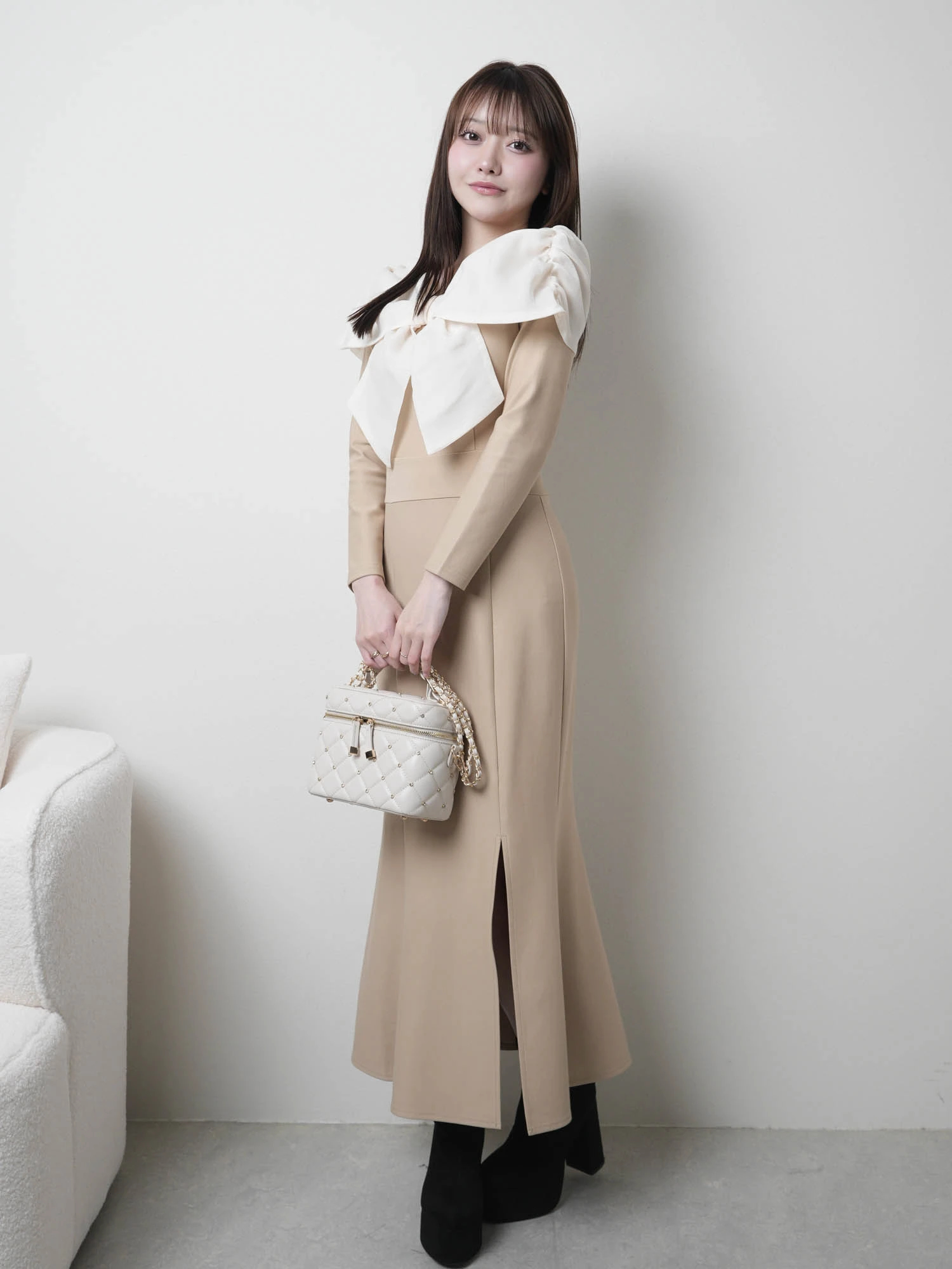 LIP SERVICE（リップサービス）｜ リボンオフショルバイカラー