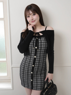 LIP SERVICE(リップサービス) |マルチパターンアンサンブルニットワンピース