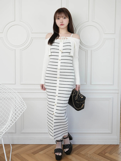 LIP SERVICE(リップサービス) |マルチパターンアンサンブルニットワンピース