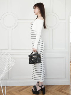 LIP SERVICE(リップサービス) |マルチパターンアンサンブルニットワンピース