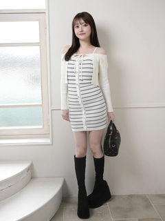 LIP SERVICE(リップサービス) |マルチパターンアンサンブルニットワンピース