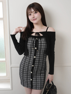 LIP SERVICE(リップサービス) |マルチパターンアンサンブルニットワンピース