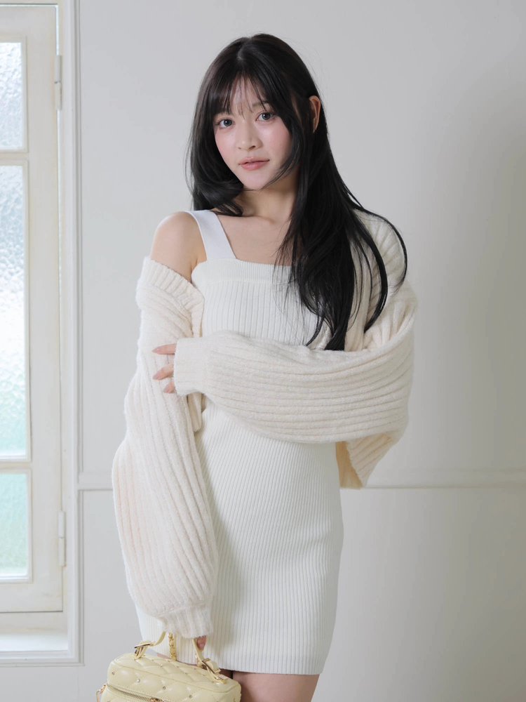 LIP SERVICE（リップサービス）｜ モールニットアンサンブルワンピース