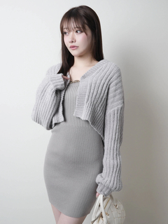 LIP SERVICE(リップサービス) |モールニットアンサンブルワンピース