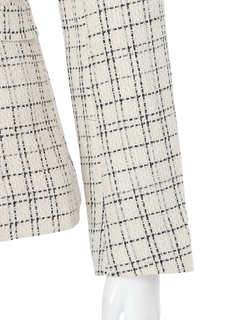 LIP SERVICE(リップサービス) |ベルト付ツイードミドルジャケット