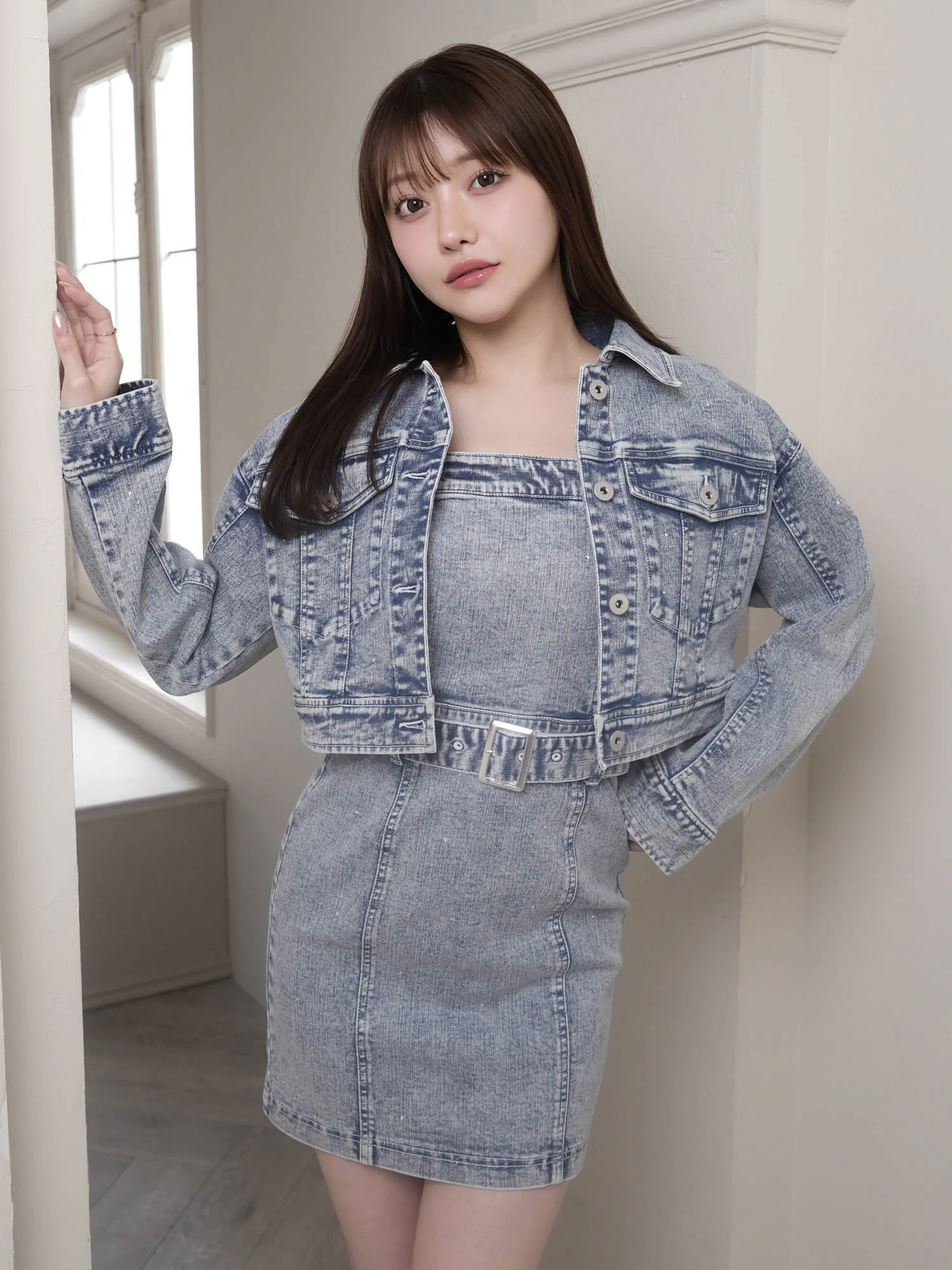 LIP SERVICE（リップサービス）｜ Jewelデニムクロップドジャケット