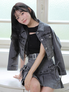 LIP SERVICE(リップサービス) |Jewelデニムクロップドジャケット