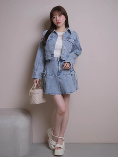 LIP SERVICE(リップサービス) |Jewelデニムクロップドジャケット