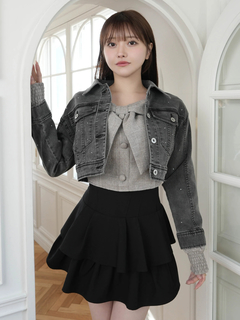 LIP SERVICE(リップサービス) |Jewelデニムクロップドジャケット