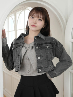 LIP SERVICE(リップサービス) |Jewelデニムクロップドジャケット