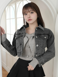 LIP SERVICE(リップサービス) |Jewelデニムクロップドジャケット