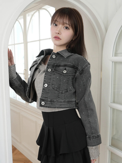LIP SERVICE(リップサービス) |Jewelデニムクロップドジャケット