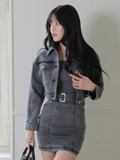 LIP SERVICE(リップサービス) |Jewelデニムクロップドジャケット