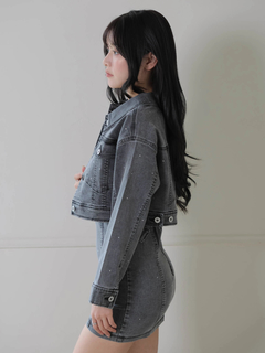 LIP SERVICE(リップサービス) |Jewelデニムクロップドジャケット