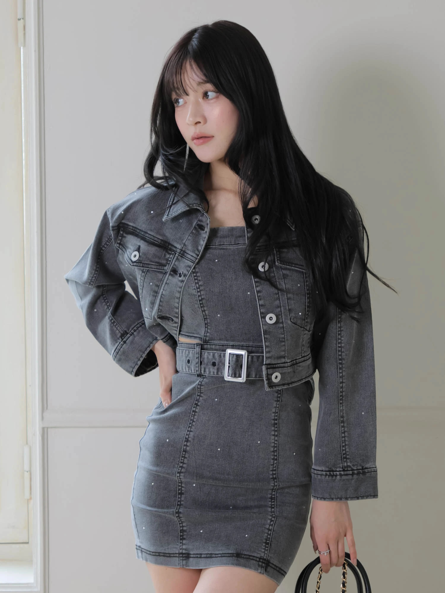 LIP SERVICE（リップサービス）｜ Jewelデニムクロップドジャケット