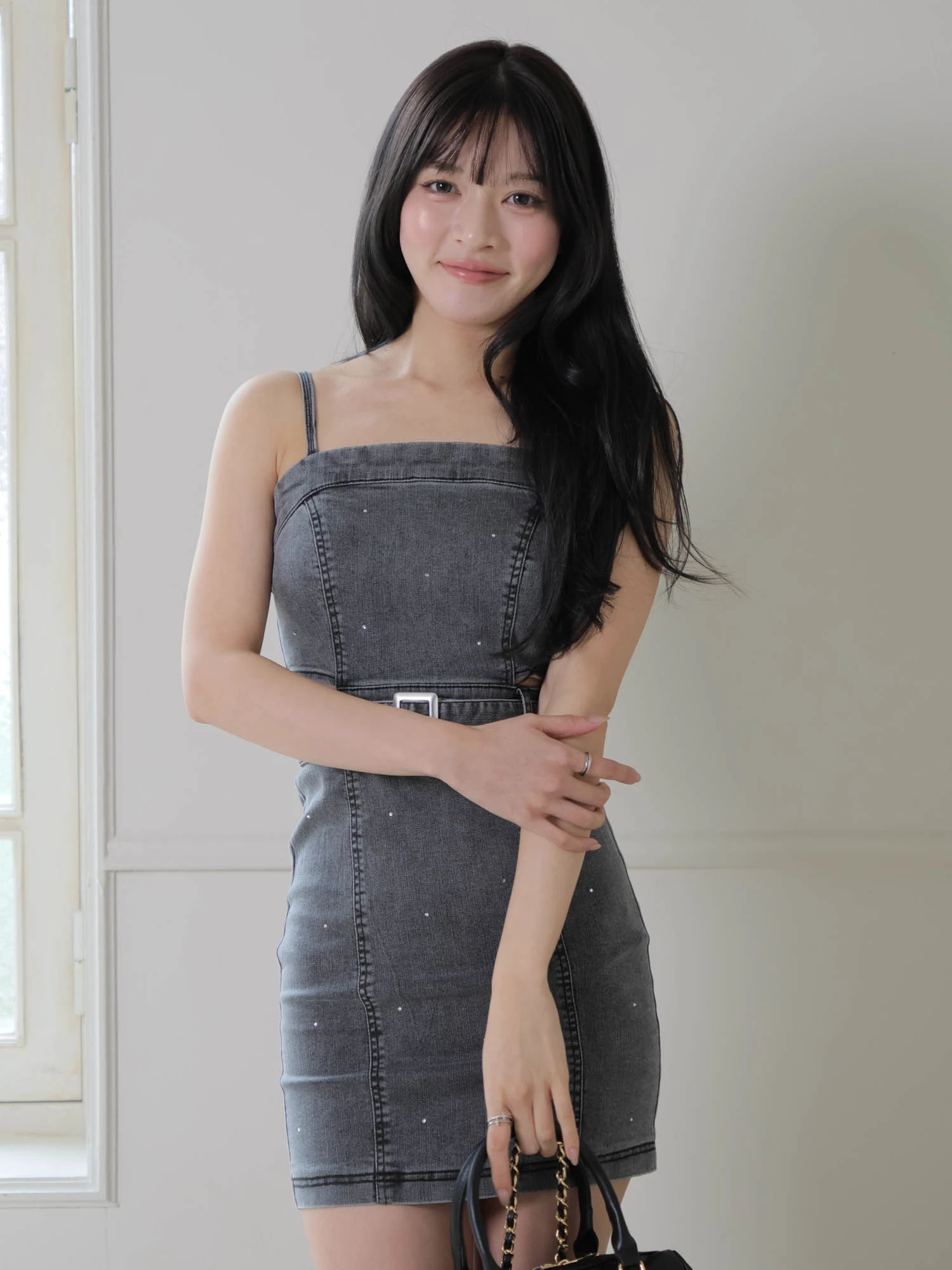 【みこしり】デザイナーズリミックス トップス ボトムス（93011331） MA*RS】クロスZIPテレコトップス - ホワイト size-F | 地雷系・量産型