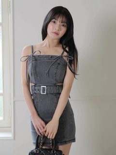 LIP SERVICE(リップサービス) |Jewelデニムキャミワンピース