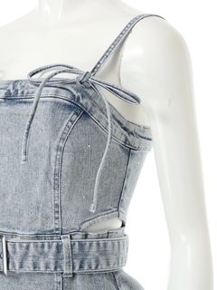 LIP SERVICE(リップサービス) |Jewelデニムキャミワンピース