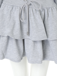 LIP SERVICE(リップサービス) |オープンショルダースウェットフーディーワンピース