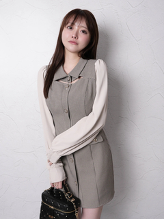 LIP SERVICE(リップサービス) |デコルテオープンクラシカルワンピース