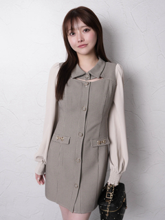 LIP SERVICE(リップサービス) |デコルテオープンクラシカルワンピース