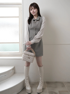 LIP SERVICE(リップサービス) |デコルテオープンクラシカルワンピース