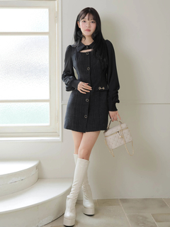 LIP SERVICE(リップサービス) |デコルテオープンクラシカルワンピース