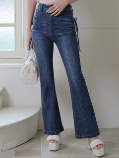 LIP SERVICE(リップサービス) |キルティングポケットフレアデニムパンツ