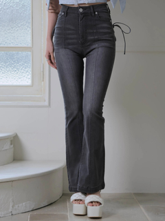 LIP SERVICE(リップサービス) |キルティングポケットフレアデニムパンツ