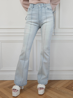 LIP SERVICE(リップサービス) |キルティングポケットフレアデニムパンツ