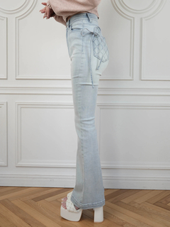 LIP SERVICE(リップサービス) |キルティングポケットフレアデニムパンツ