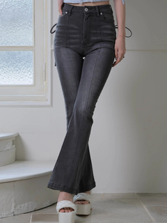 LIP SERVICE(リップサービス) |キルティングポケットフレアデニムパンツ