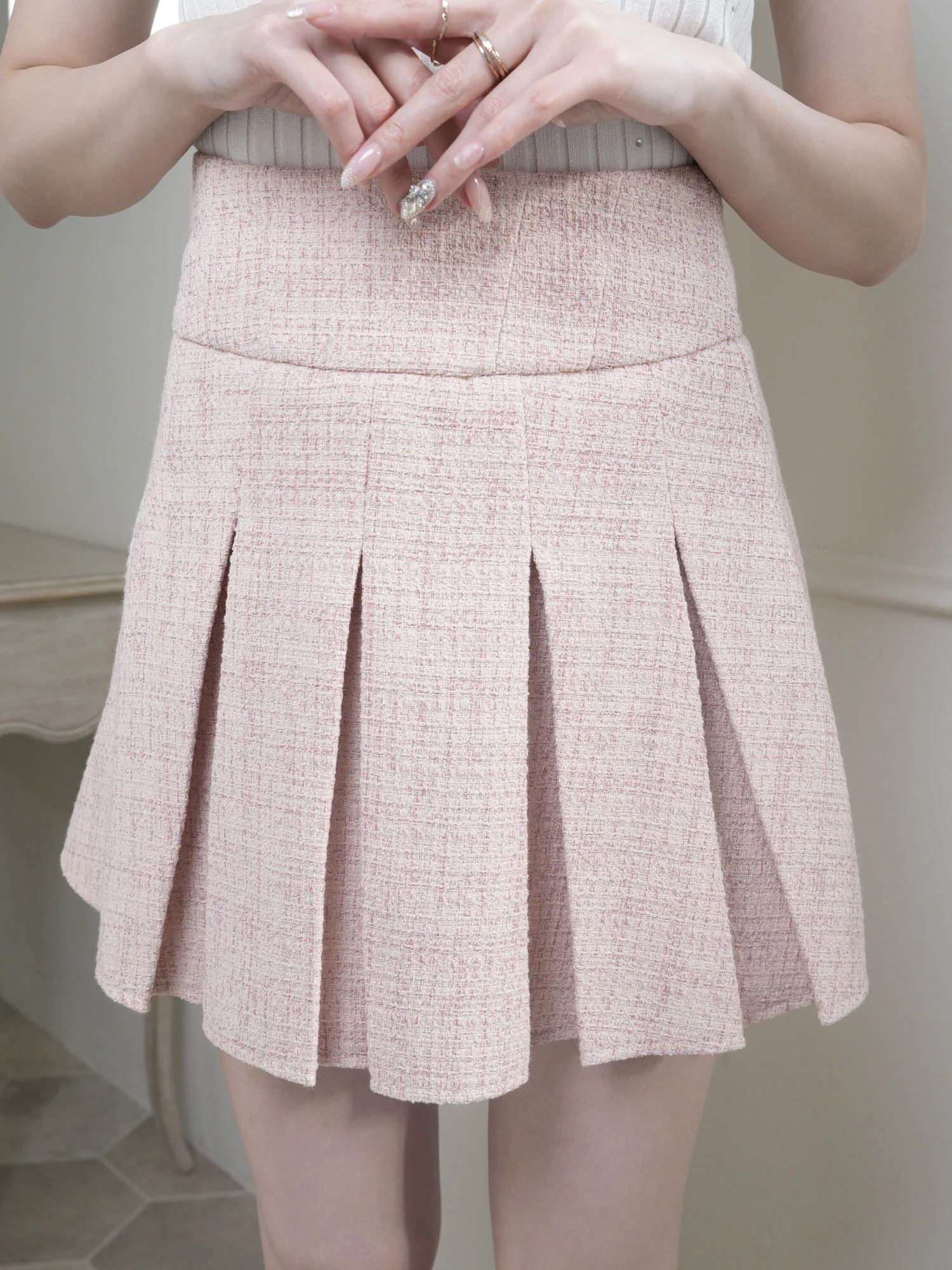 LIP SERVICE（リップサービス）｜ ツイードプリーツスカート アイテム
