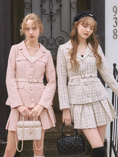 LIP SERVICE(リップサービス) |ツイードプリーツスカート