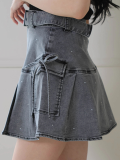 LIP SERVICE(リップサービス) |Jewelデニムプリーツスカート