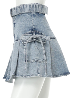 LIP SERVICE(リップサービス) |Jewelデニムプリーツスカート