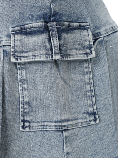 LIP SERVICE(リップサービス) |Jewelデニムプリーツスカート