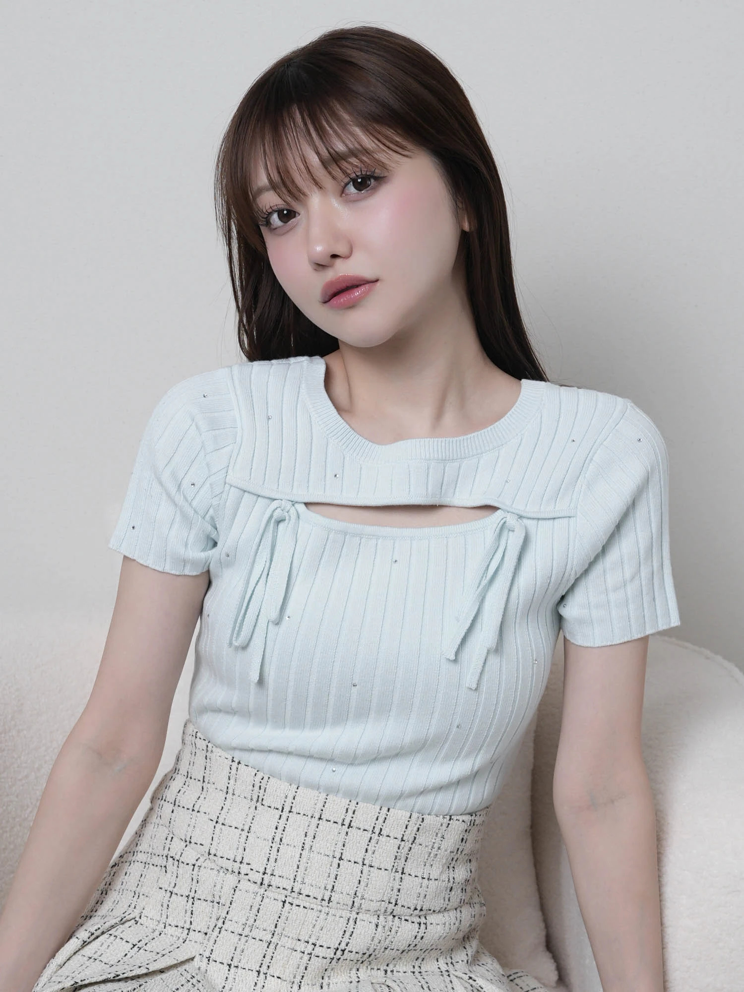 LIP SERVICE（リップサービス）｜ ジェラートカラー2wayジュエルニット