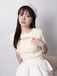 LIP SERVICE(リップサービス) |ジェラートカラー2wayジュエルニット