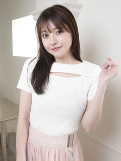 LIP SERVICE(リップサービス) |ジェラートカラー2wayジュエルニット