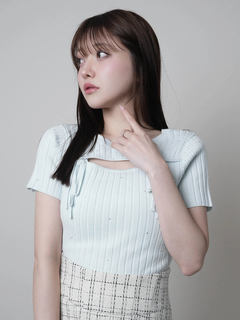 LIP SERVICE(リップサービス) |ジェラートカラー2wayジュエルニット