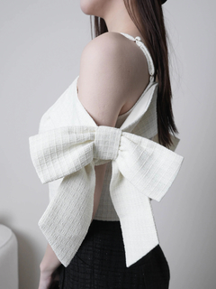 LIP SERVICE(リップサービス) |サイドリボンオフショルトップス