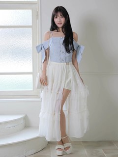 LIP SERVICE(リップサービス) |サイドリボンオフショルトップス