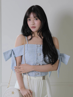 LIP SERVICE(リップサービス) |サイドリボンオフショルトップス